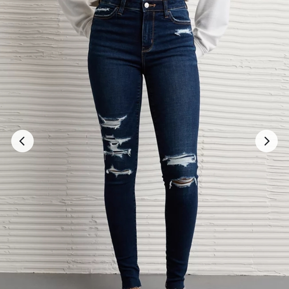 AE Next Level Ripped High-Waisted Jegging